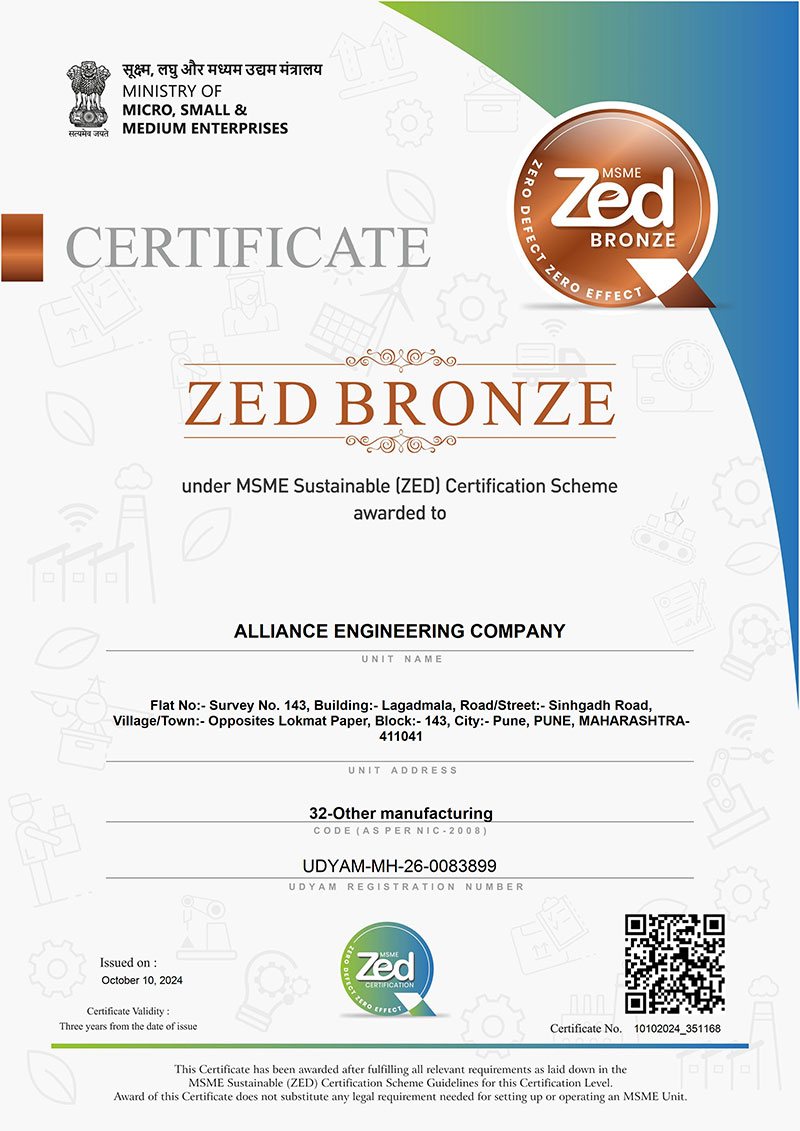 ZED BRONZE - Alliance Engineering Company